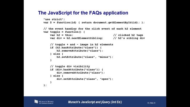 AWD1000 - JS-jQ Chapter06 - PPTs смотреть онлайн