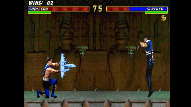 Sub-Zero - Mortal Kombat 3 - PC DOS Playthrough смотреть онлайн