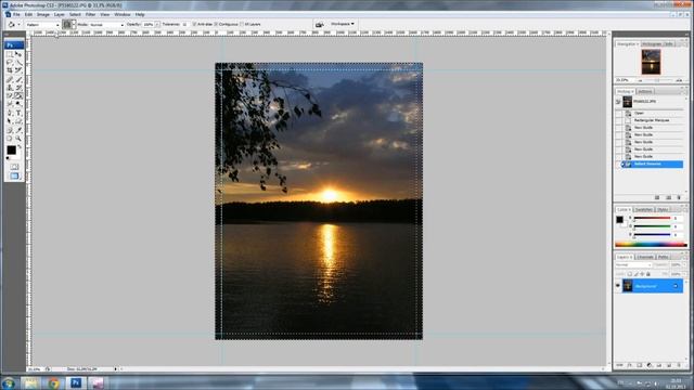 Adobe Photoshop - как сделать рамку (3 способа) смотреть онлайн