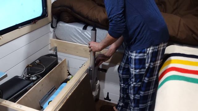 WINTER CAMPING During A BLIZZARD - Wood Stove For Heat / Stuck In Snow With My DIY Travel Trailer