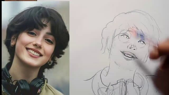 Artist Reveals How To Draw A Face / Pencil Sketch