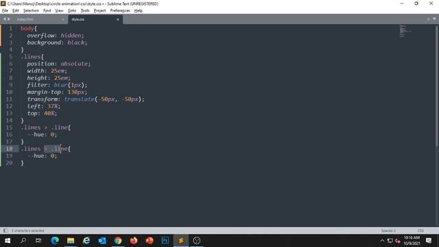 CSS Animation | Line Rotating Animation | Pure CSS Animation смотреть онлайн