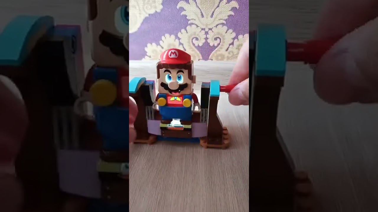 My swing from Lego Peach starter course (Lego Super Mario 2022 sets). Homemade MOC #shorts and Luigi смотреть онлайн