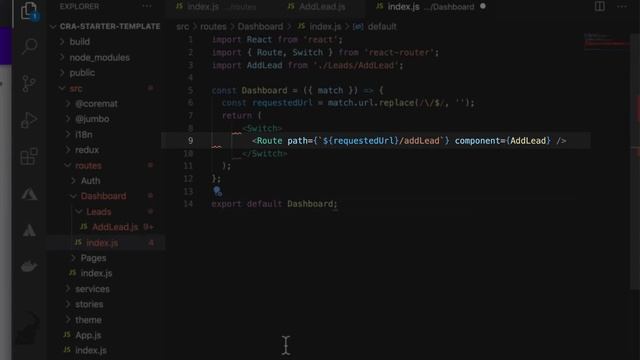 Jumbo React - Define a New Route or Sub-Routes and Render a Component on That смотреть онлайн