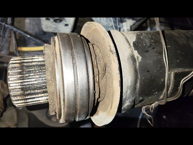 Замена подвесного подшипника Камаз-65201, гаражная возня-болтовня!