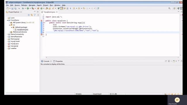 JDBC Connectivity using Eclipse смотреть онлайн