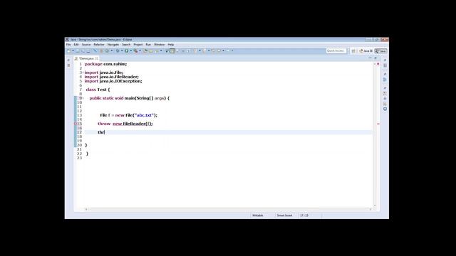 Java Exception Handling смотреть онлайн