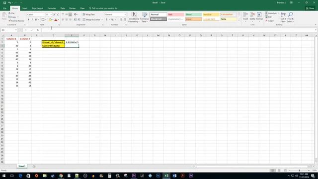 Excel 2016 : How to Multiply Columns смотреть онлайн
