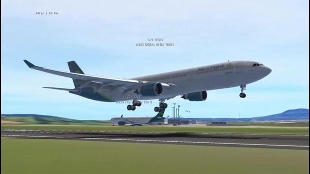 [Infinite Flight] Aer Lingus A333 butter Edinburgh Intl airport -50fpm смотреть онлайн