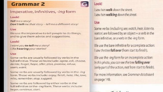 Laser. Grade 7. Lesson 36. Grammar: Imperative, infinitives, - ing forms. смотреть онлайн