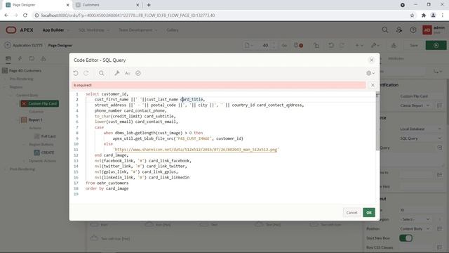 Oracle APEX | Build a Custom Report Template (FLIP Card) - Urdu/Hindi смотреть онлайн
