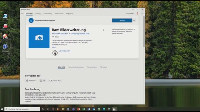Sony ARW-Format Unter Windows 10