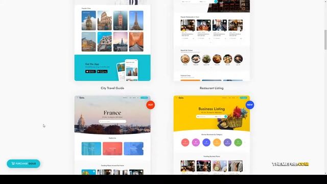 Golo - Directory and Listing Travel WordPress Theme elementor city guide Website Builder смотреть онлайн