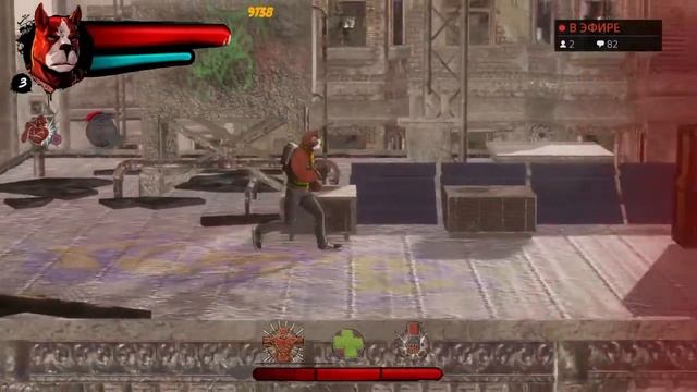 Трэш обзор игры WarDogs: Red's Return. Звериное побоище. Стрим. Прохождение. PS4. Файтинг. Зоопарк.