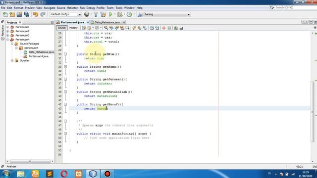 Pemograman Dekstop (Java Netbeans) #Part 4 - Data Array смотреть онлайн