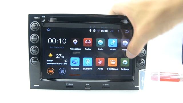 Android Renault Megane II DVD GPS Navigation with Bluetooth,3G/Wifi,DVR,1080P смотреть онлайн