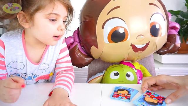 Niloya Pepee Ve Eylül Meslekleri Öğreniyorlar - Eşleştirme Oyunu Evcilik - Eğitici Video - Tontik T