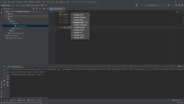 VARIABEL VARIABEL YANG TERDAPAT PADA KOTLIN смотреть онлайн