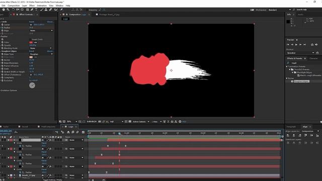 Brush stroke title Animation in After effects | GFXfarm Tutorial смотреть онлайн