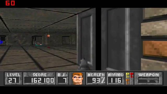 Wolfenstein 3D: Spear End Of Destiny - Level 27 (Secret) смотреть онлайн