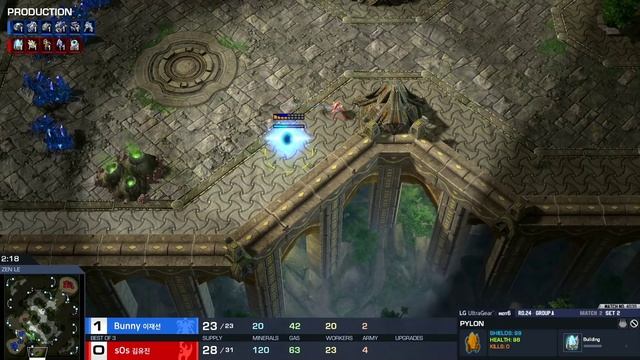 [2020 GSL Season 1] Round of 24 | Group A | Match 2: sOs (P) vs. Bunny (T) смотреть онлайн
