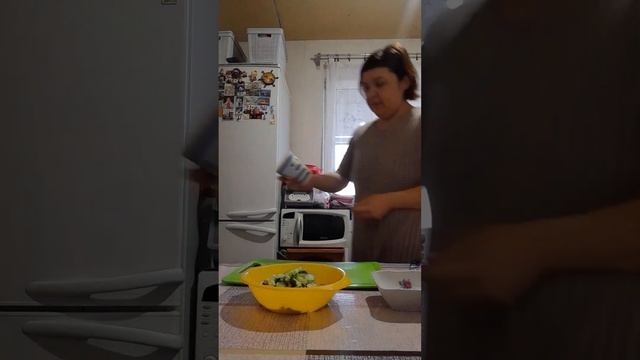 4.03 ГОТОВЛЮ #ппзавтрак ХАЧАПУРИ ИЗ КАБАЧКА  КАША И САЛАТ #быстро #вкусно #просто