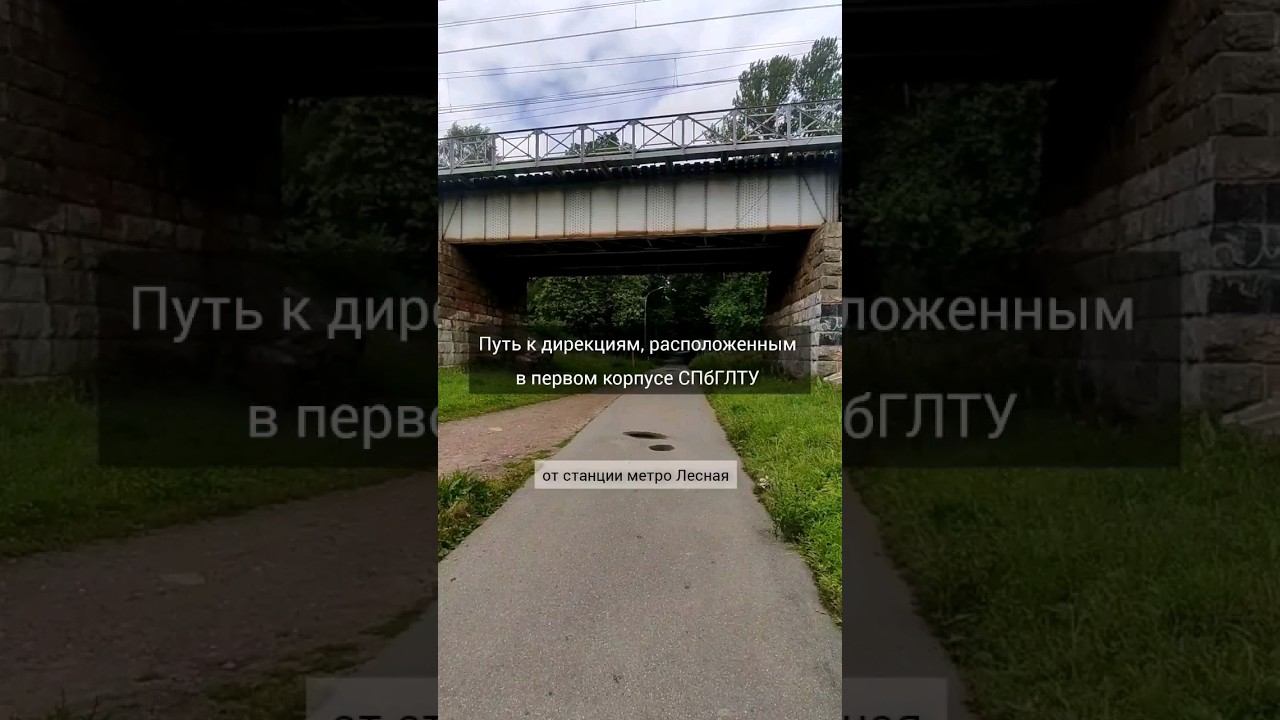 Путь к дирекциям института, расположенным в первом корпусе СПбГЛТУ ⚡ смотреть онлайн