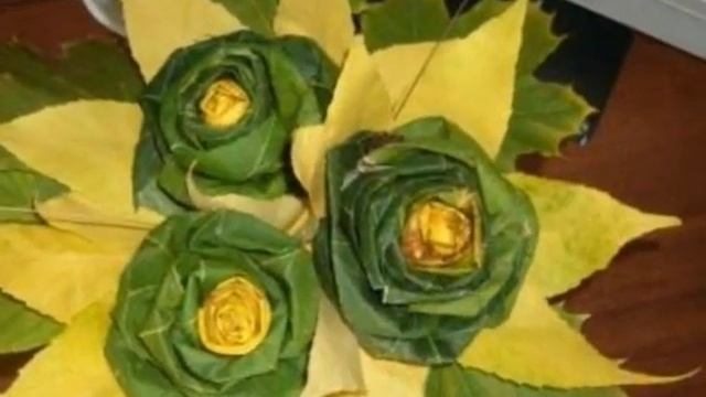 Осінній букет з листя смотреть онлайн