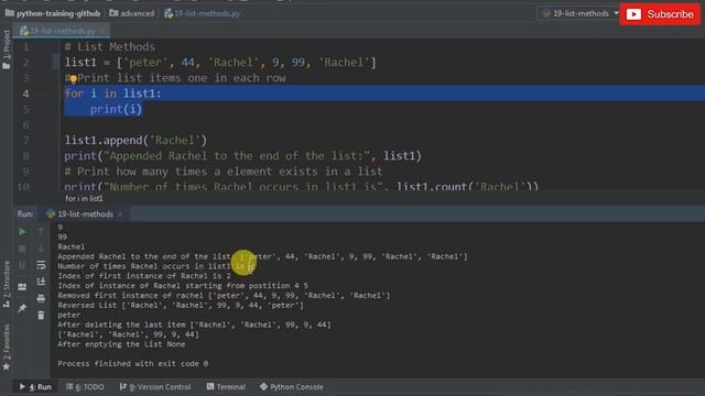Python Tutorials - Understanding List Methods смотреть онлайн