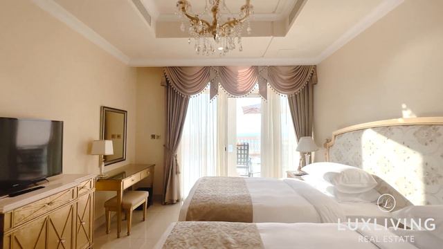 Fully Furnished I Full Sea View I Spacious Apartment in Palm Jumeirah Kempinski, Dubai смотреть онлайн