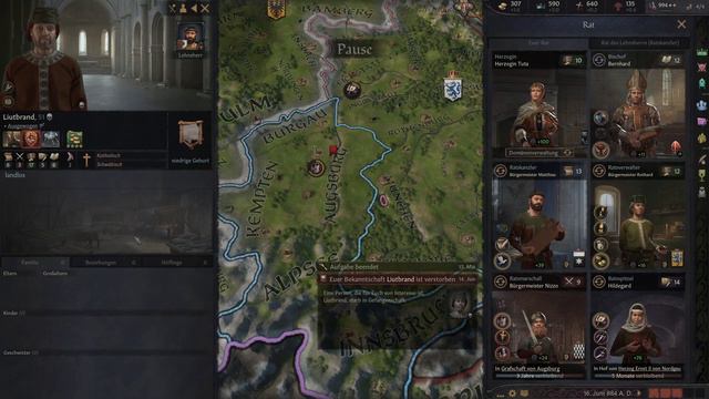 Bayrisches Interesse an Italien | Let's Play Crusader Kings 3 Tours and Tournaments (deutsch) #13 смотреть онлайн