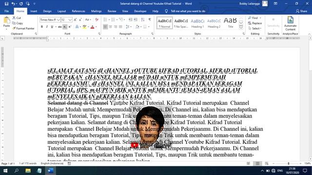 Tab Menu Home Microsoft Word - Lengkap ! смотреть онлайн