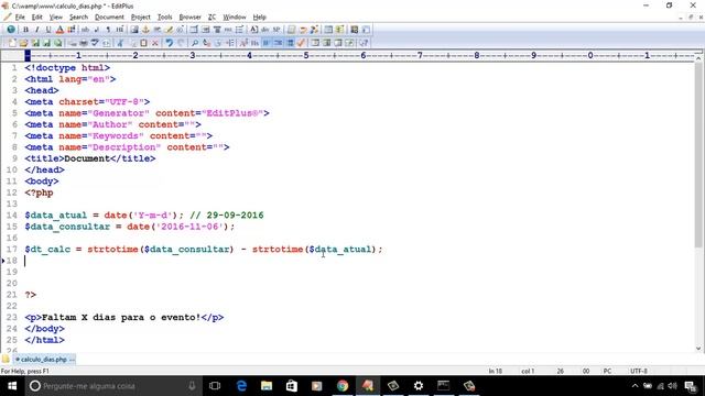 Calculando Diferença de Dias em PHP смотреть онлайн