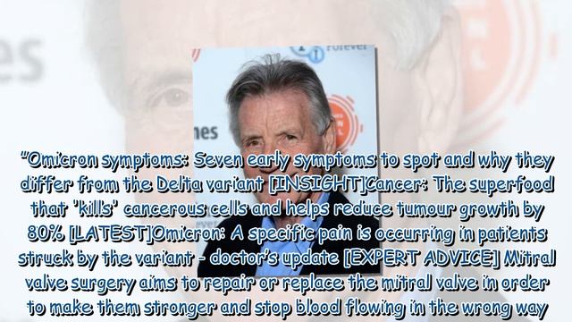 Michael Palin health: Monty Python star shocked by diagnosis after ZERO symptoms смотреть онлайн