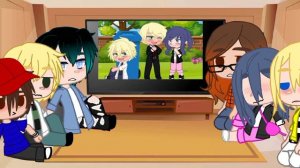 【Леди баг и супер кот реакция на тт】#gachaclub #реакция