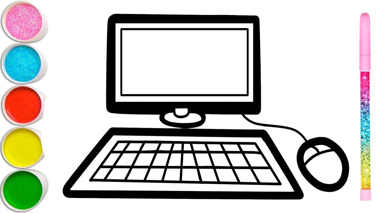 How to draw a stove, a computer, a bed, an elephant, a dog for children смотреть онлайн