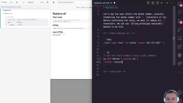 Clean Up A Phone Number From An Input Element Before Checking It смотреть онлайн