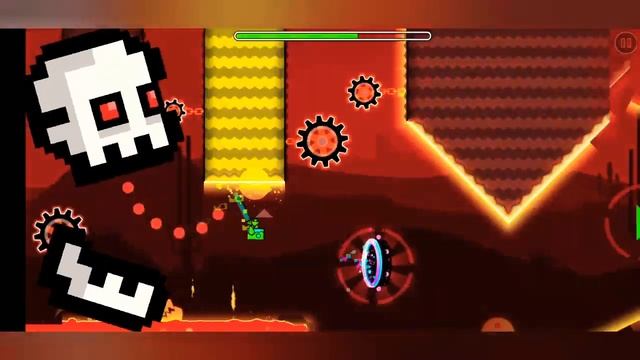 Прохождение уровня Press start в игре geometry dash subzero смотреть онлайн