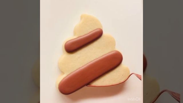 How to decorate a poop emoji cookie with royal icing смотреть онлайн