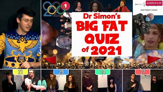 BIG FAT QUIZ! JINGLE JAM 2021 - DAY 13 - Games w/ LOADS OF YOGS! смотреть онлайн