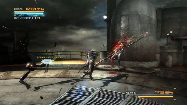 Metal Gear Rising Revengeance (бой против рукастой милфы) (неудачный бой) смотреть онлайн