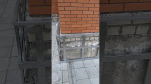 Установка каркаса на цоколь для обшивки цоколя панелями под кирпич,часть №1