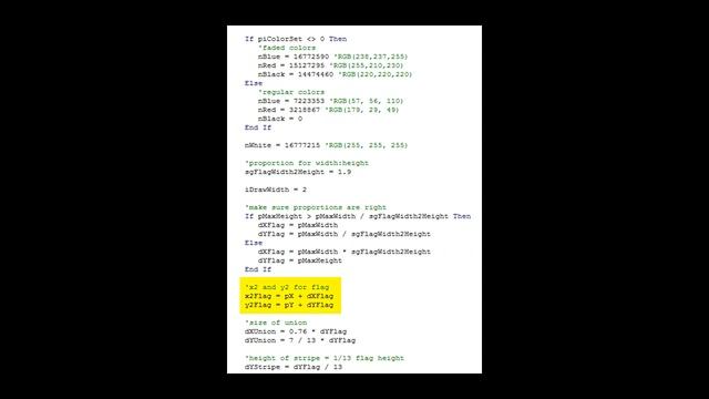 Draw American Flag with Access using VBA смотреть онлайн
