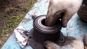 Замена заднего ступичного подшибника "Peogeot Boxer 3 2008г." ЧАСТЬ 2