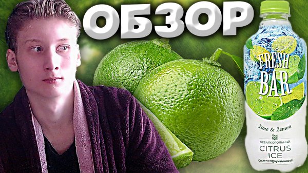 ЦИТРУСОВЫЙ ЛЁД | FRESH BAR LIME & LEMON CITRUS ICE БЕЗАЛКОГОЛЬНЫЙ И СИЛЬНОГАЗИРОВАННЫЙ НАПИТОК