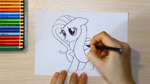 Как нарисовать Пони! Флаттершай! Пегас | How to Draw My Little Pony | pegasus | Fluttershy смотреть онлайн