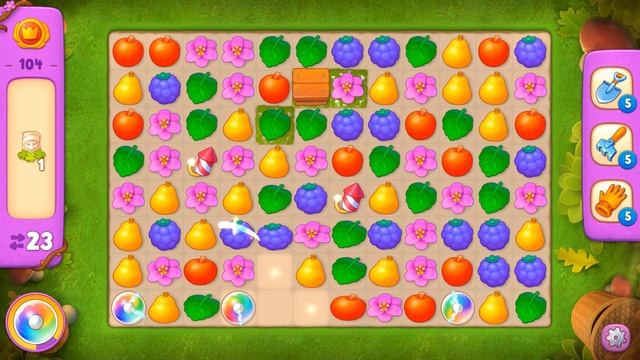 Gardenscapes - A Matching Puzzle Garden Gameplay Walkthrough Day 17 Complete（New update） смотреть онлайн