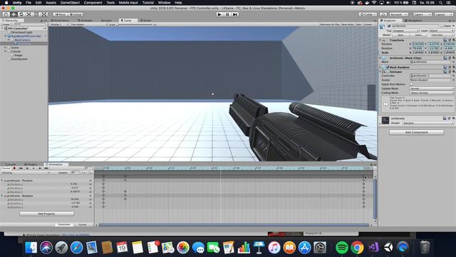 Animate Weapons - Unity Tutorial смотреть онлайн