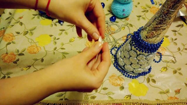 DIY Креативная Ёлочка своими руками. Гламурная Ёлка из фольги! МК смотреть онлайн