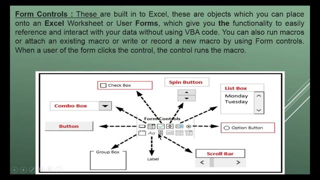 VBA Class- 2 (Form Controls)